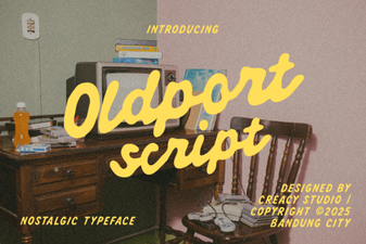 Oldport Script Font for Creative Projects
