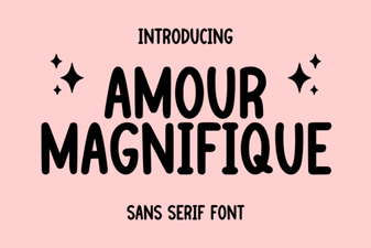 Amour Magnifique Font for Elegant Design Projects