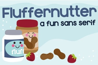 Fluffernutter Font Design Project Ideas