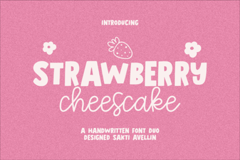 Strawberry Chesscake Font Design and Usability Ideas