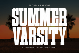 Summer Varsity Font Design Trends 2024